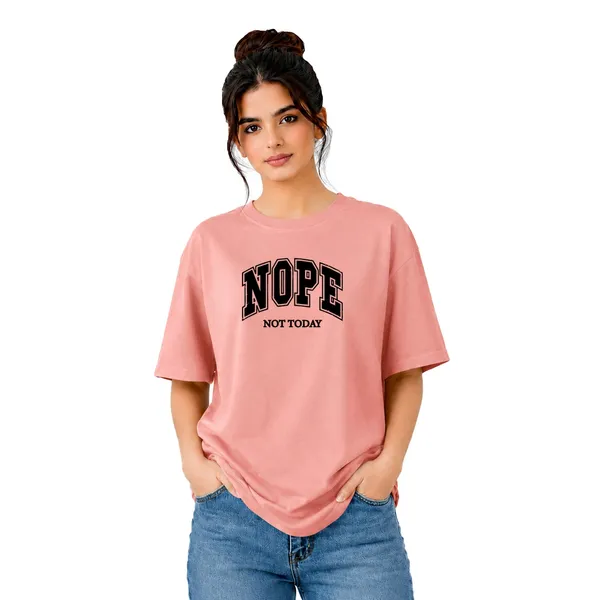 Womens_Oversized_T-Shirt_-_Nope_(225_Gsm_Heavyweight_Fabric)
