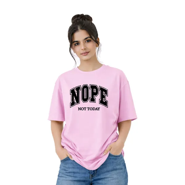 Womens_Oversized_T-Shirt_-_Nope_(225_Gsm_Heavyweight_Fabric)