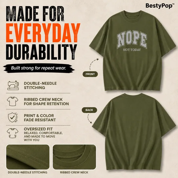 Womens_Oversized_T-Shirt_-_Nope_(225_Gsm_Heavyweight_Fabric)