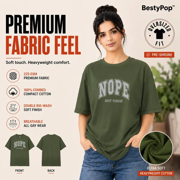 Womens_Oversized_T-Shirt_-_Nope_(225_Gsm_Heavyweight_Fabric)
