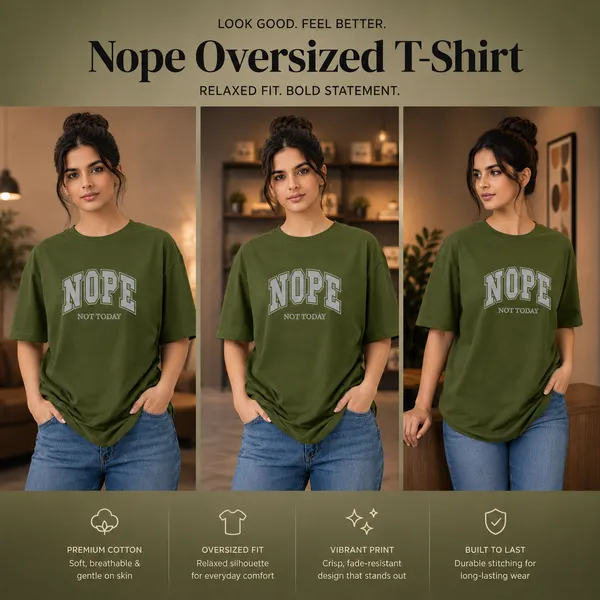 Womens_Oversized_T-Shirt_-_Nope_(225_Gsm_Heavyweight_Fabric)