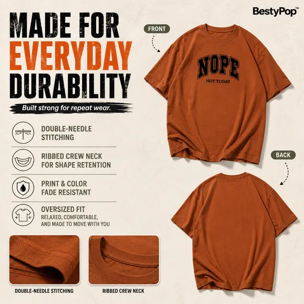 Womens_Oversized_T-Shirt_-_Nope_(225_Gsm_Heavyweight_Fabric)