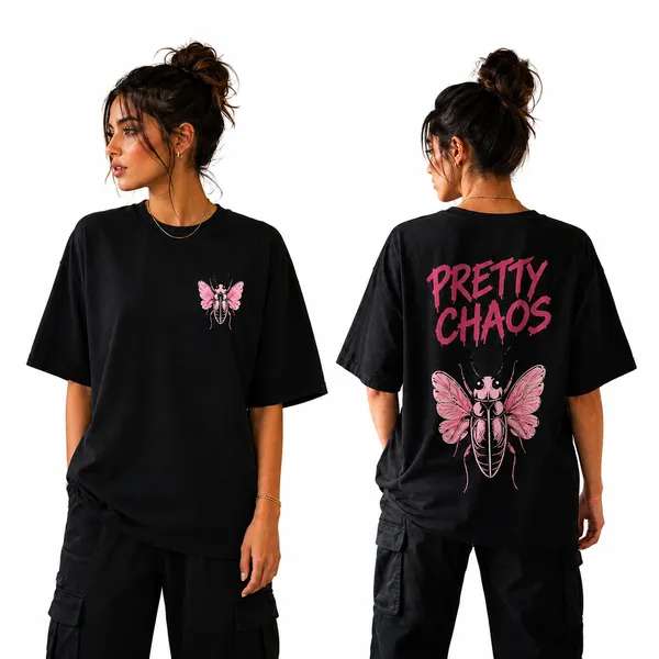 Womens_Oversized_T-Shirt_-_Pretty_Chaos