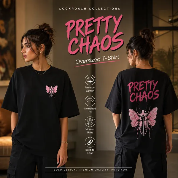 Womens_Oversized_T-Shirt_-_Pretty_Chaos