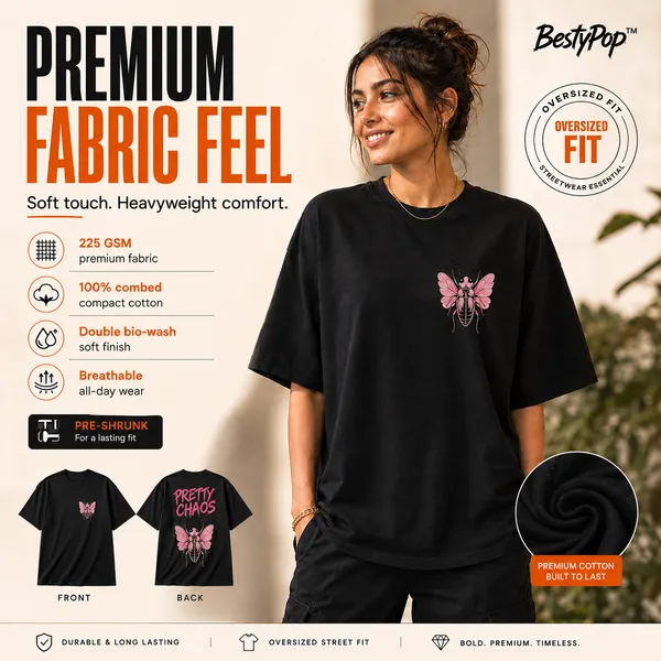 Womens_Oversized_T-Shirt_-_Pretty_Chaos