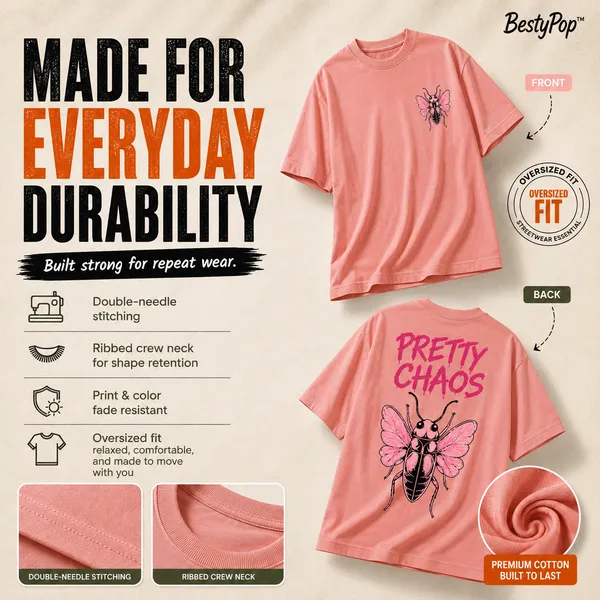 Womens_Oversized_T-Shirt_-_Pretty_Chaos