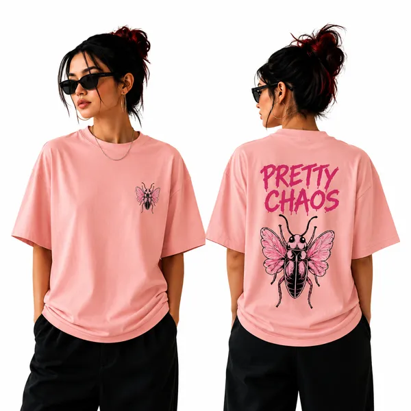 Womens_Oversized_T-Shirt_-_Pretty_Chaos