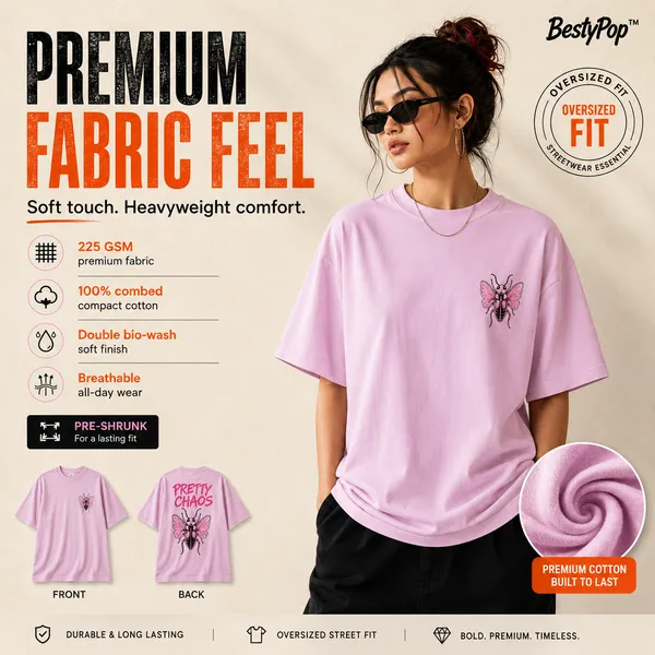 Womens_Oversized_T-Shirt_-_Pretty_Chaos