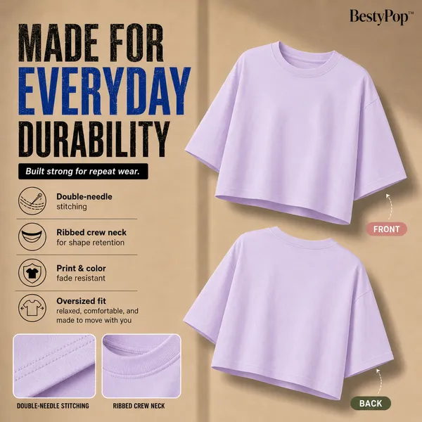 Womens_Plain_Crop_Top_Oversized_Half_Sleeve