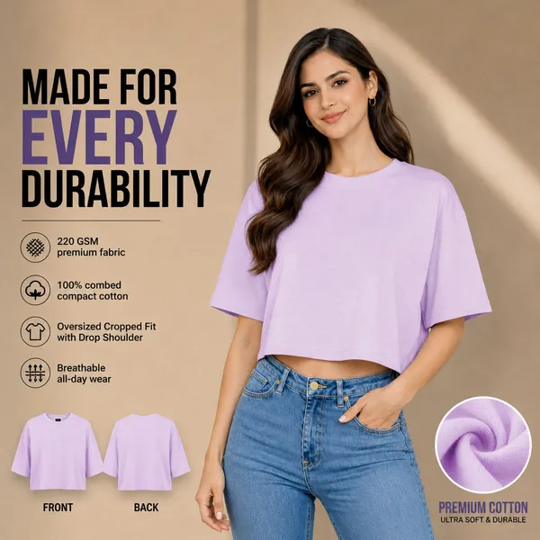 Womens_Plain_Crop_Top_Oversized_Half_Sleeve