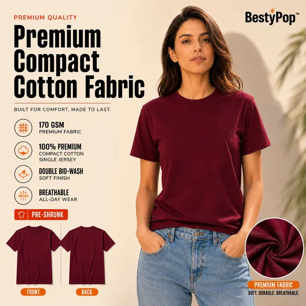 Womens_Plain_Round_Neck_T-Shirt