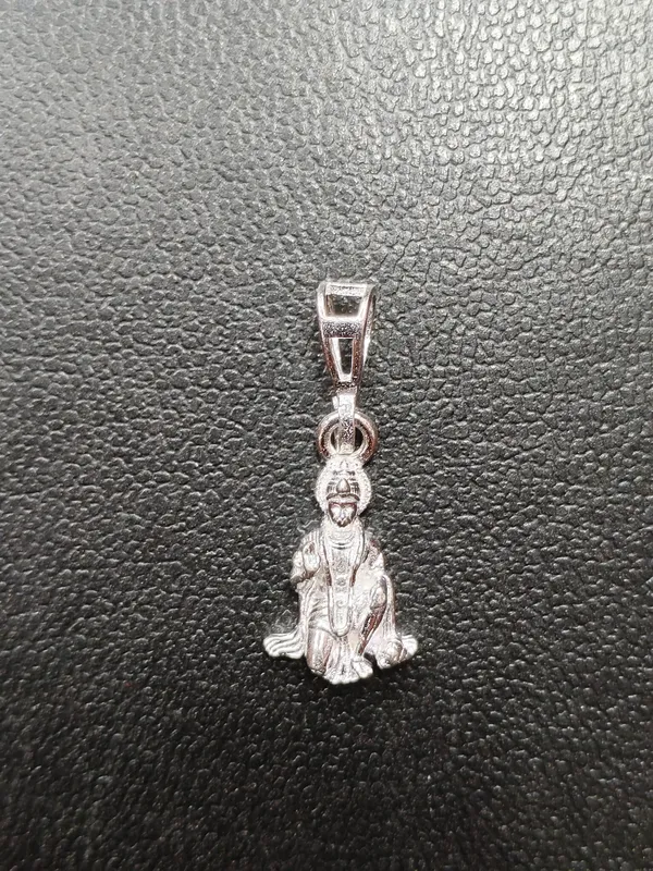 Silver_Hanuman_Devotional_Pendant_For_Unisex