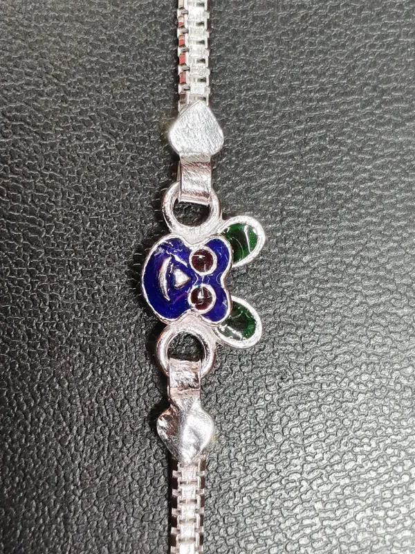 Silver_Teddy_Bear_Enamel_Charm_Bracelet_For_Women