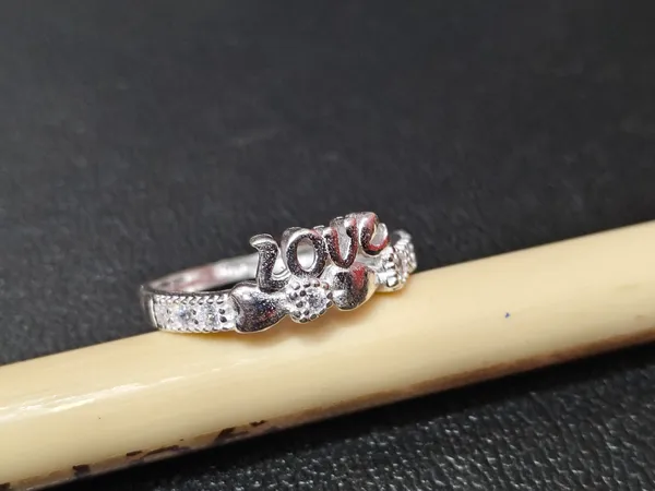 Silver_Love_Embellished_Statement_Ring_For_Women
