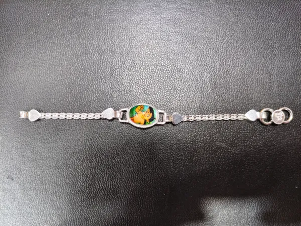 Silver_Tone_Cartoon_Charm_Chain_Bracelet_For_Unisex