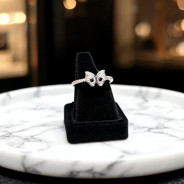 Silver_Tone_Butterfly_Stone_Adjustable_Ring_For_Women