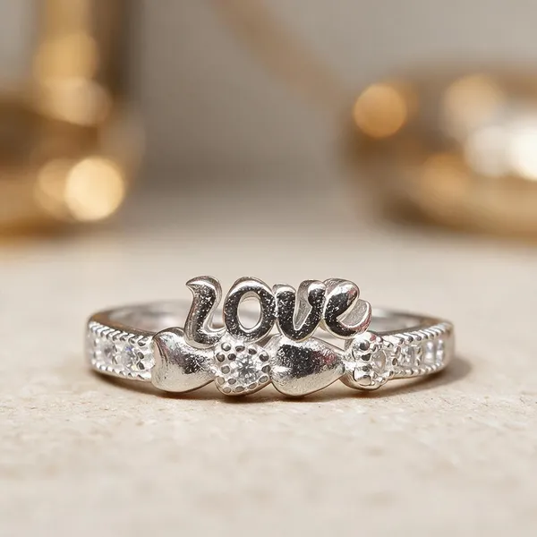 Silver_Love_Embellished_Statement_Ring_For_Women