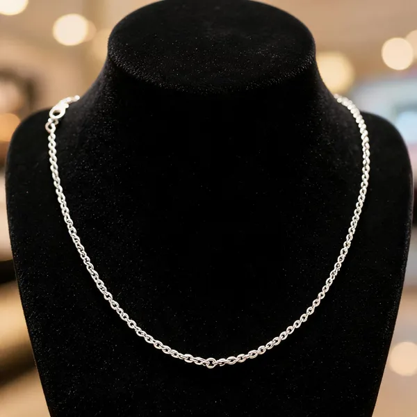 Silver_Link_Chain_Necklace_For_Unisex