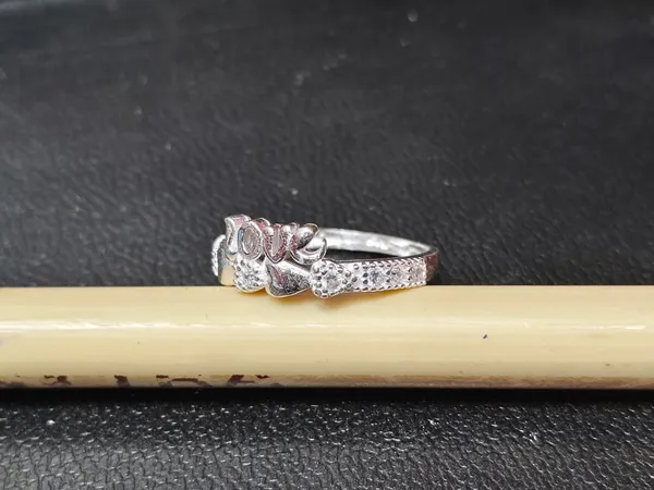 Silver_Love_Embellished_Statement_Ring_For_Women