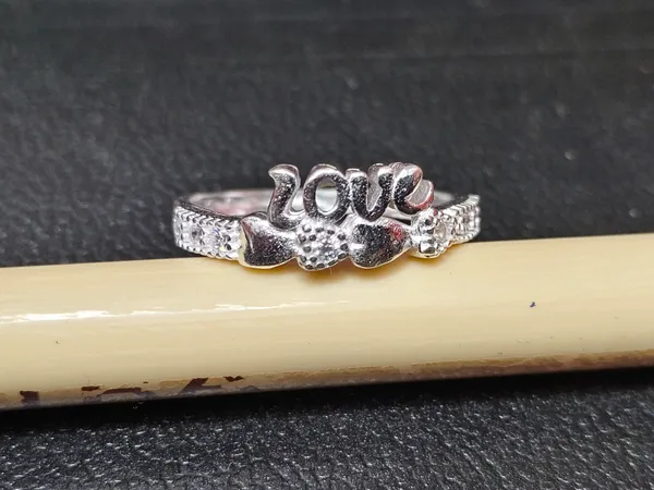 Silver_Love_Embellished_Statement_Ring_For_Women