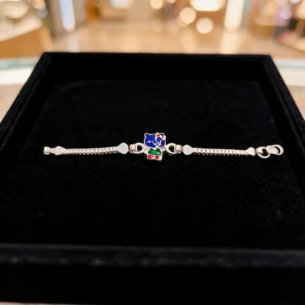 Silver_Enamel_Charm_Bracelet_For_Unisex