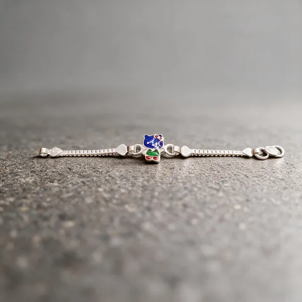 Silver_Enamel_Charm_Bracelet_For_Unisex