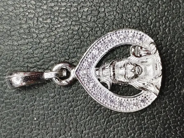 Silver_Teardrop_Framed_Shiva_Religious_Pendant_For_Unisex