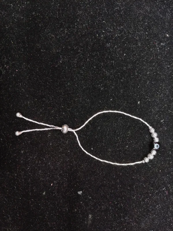 Silver_Tone_Thread_Evil_Eye_Beaded_Bracelet_For_Unisex