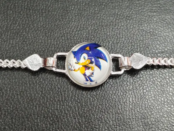 Silver_Cartoon_Charm_Chain_Bracelet_For_Unisex