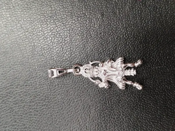 Silver_Tone_Hanuman_Figure_Pendant_For_Unisex