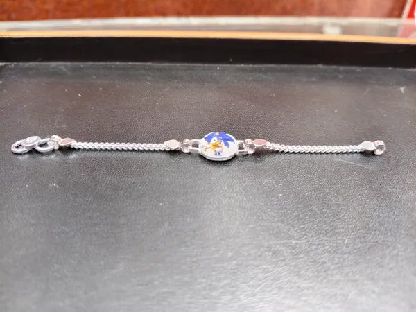 Silver_Cartoon_Charm_Chain_Bracelet_For_Unisex
