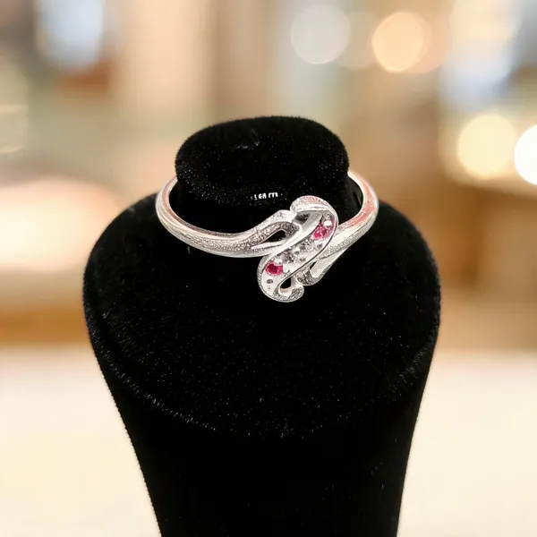Silver_Infinity_Pink_Stone_Ring_For_Women