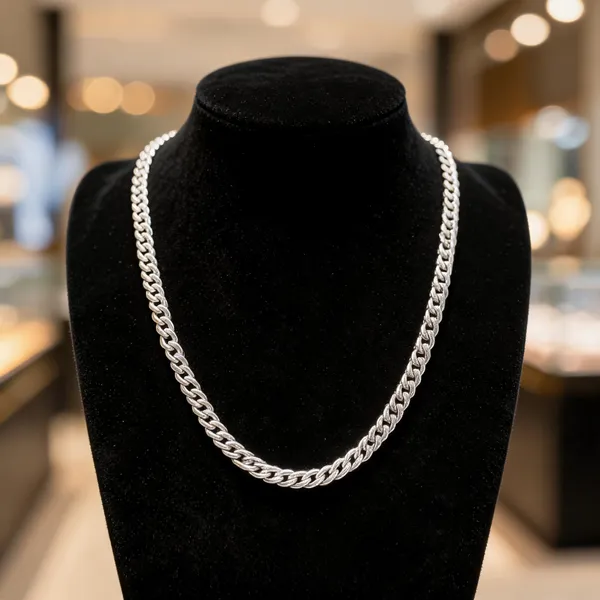 Silver_Braided_Chain_Necklace_For_Men
