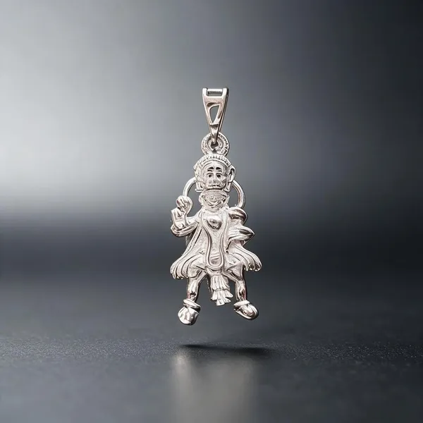 Silver_Hanuman_Figure_Pendant_For_Unisex
