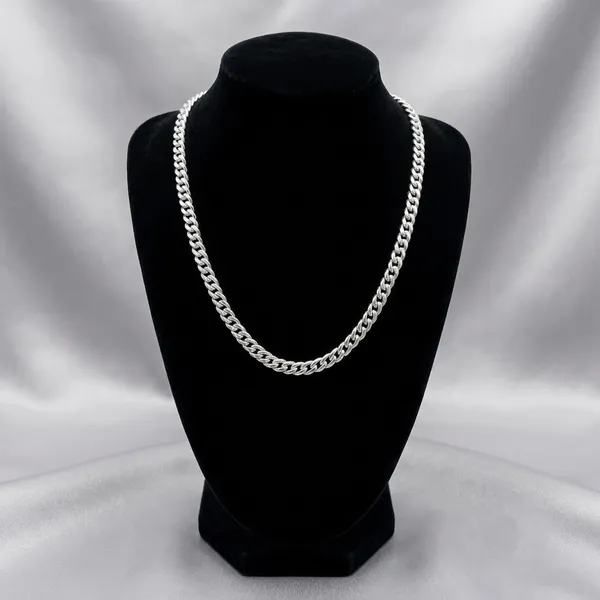 Silver_Braided_Chain_Necklace_For_Men