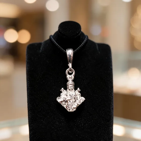 Silver_Hanuman_Devotional_Pendant_For_Unisex