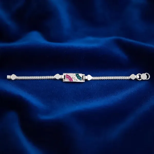 Silver_Enamel_Charm_Bracelet_For_Women
