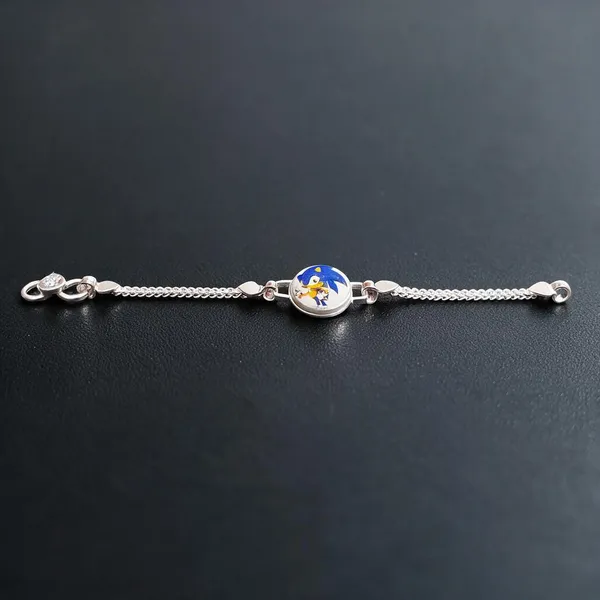 Silver_Cartoon_Charm_Chain_Bracelet_For_Unisex