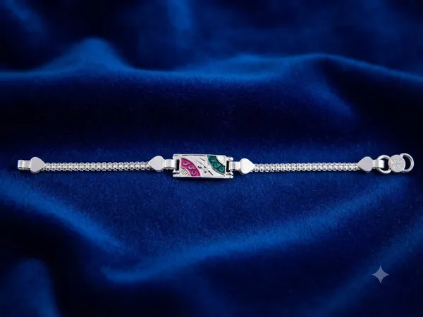 Silver_Enamel_Charm_Bracelet_For_Women