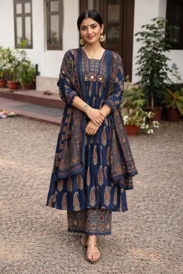 Style_Kurta_Royal_Indigo_Printed_Ethnic_Suit_Set