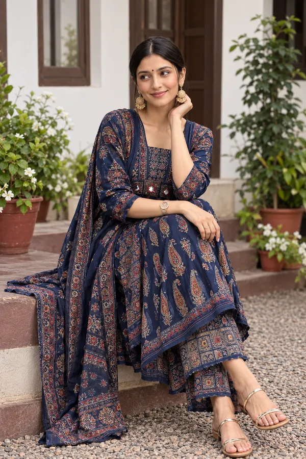 Style_Kurta_Royal_Indigo_Printed_Ethnic_Suit_Set