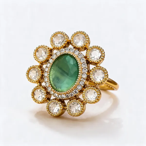 Ad_Oval_Kundan_Foil_Polki_Round_Bloom_Cocktail_Ring