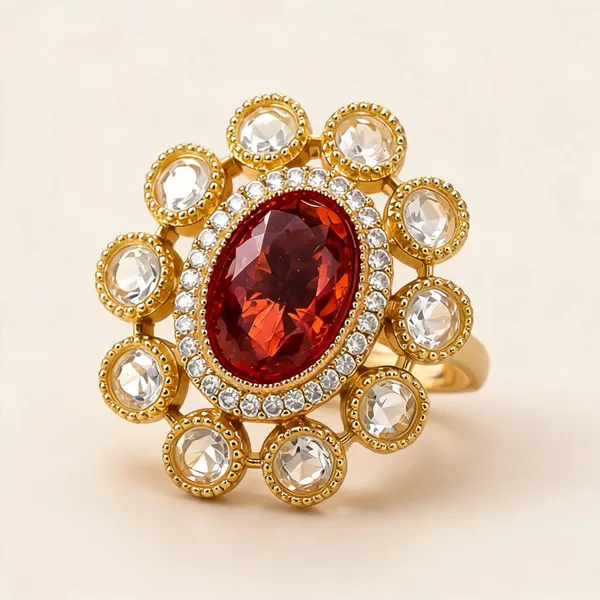 Ad_Oval_Kundan_Foil_Polki_Round_Bloom_Cocktail_Ring