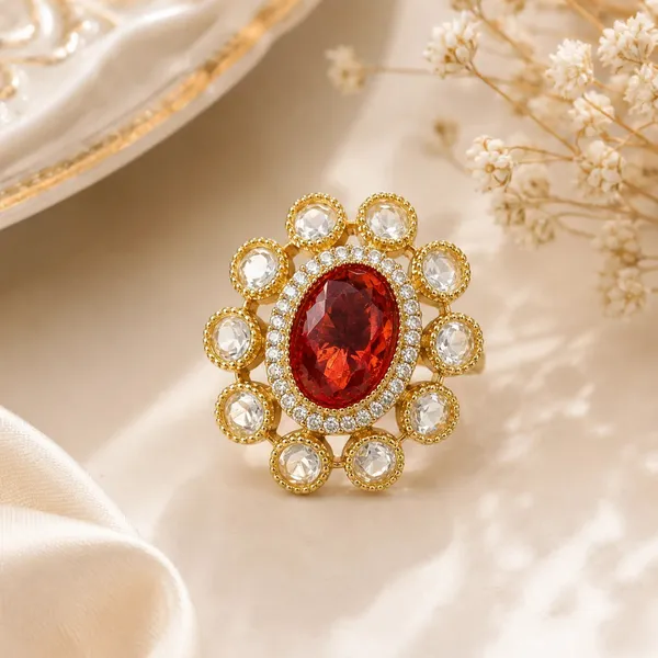 Ad_Oval_Kundan_Foil_Polki_Round_Bloom_Cocktail_Ring