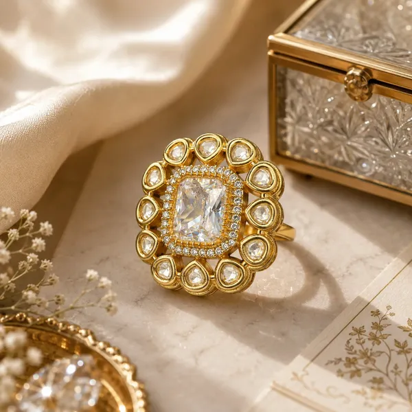 Ad_Cushion_Kundan_Foil_Polki_Modak_Wreath_Cocktail_Ring