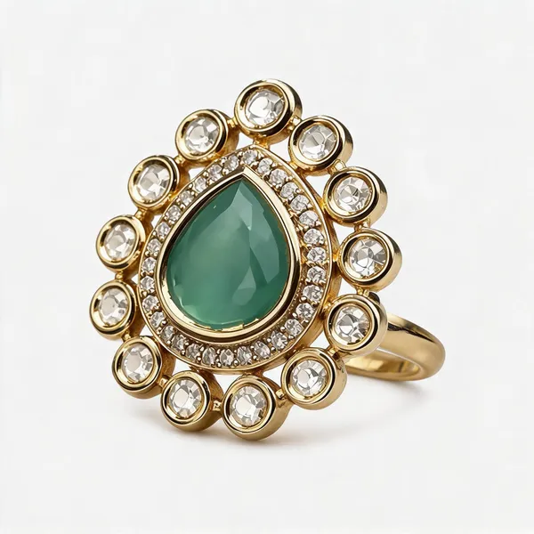 Cz_Pear_Kundan_Foil_Polki_Round_Halo_Cocktail_Ring
