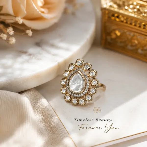 Cz_Pear_Kundan_Foil_Polki_Round_Halo_Cocktail_Ring