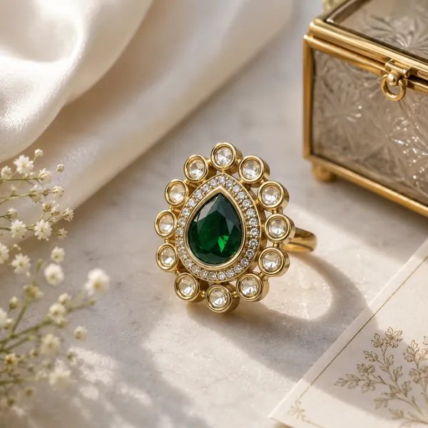 Cz_Pear_Kundan_Foil_Polki_Round_Halo_Cocktail_Ring