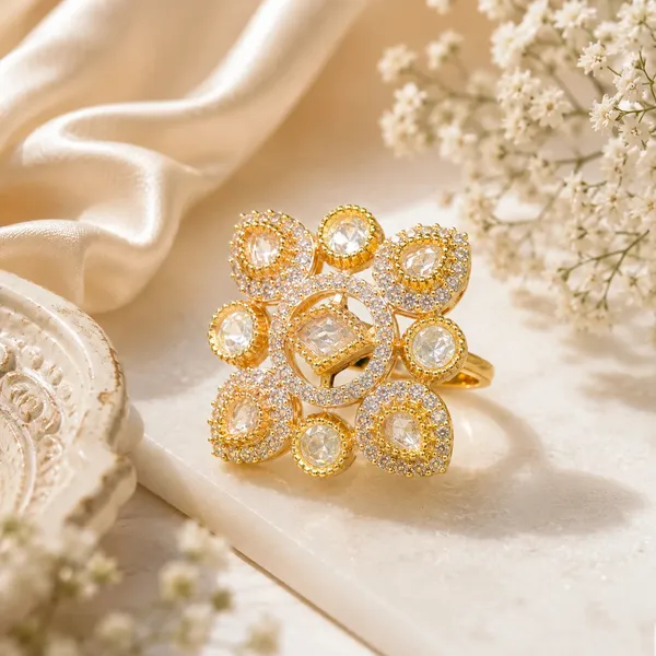 Kundan_Polki_Kite_Square_Lattice_Cocktail_Ring