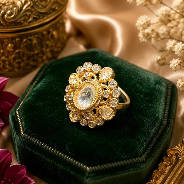 Cz_Kundan_Polki_Oval_Filigree_Orbit_Cocktail_Ring